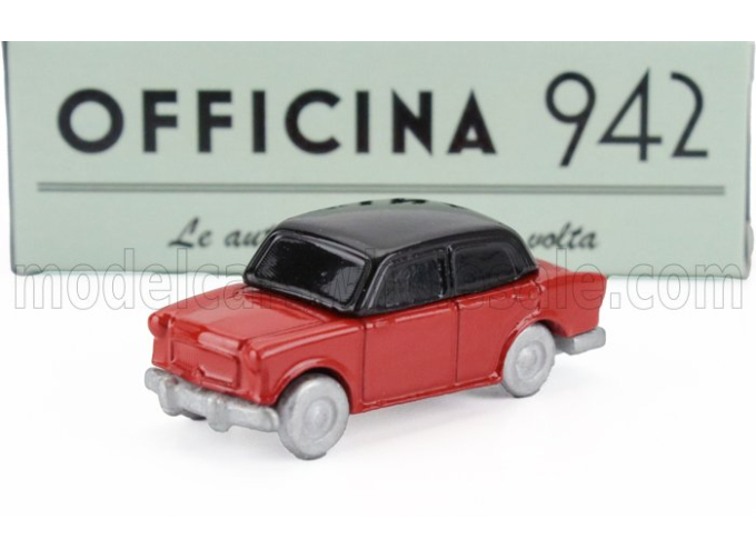 FIAT 600 Berlina Carrozzeria Mantelli (1957), Red Black