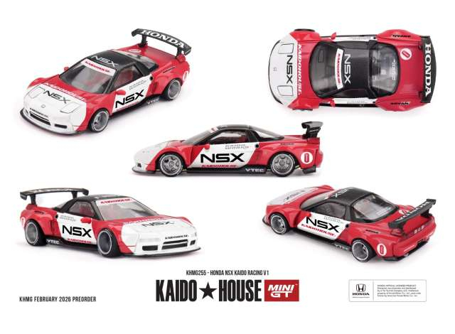 Honda NSX Kaido Racing V1, red/white 1990