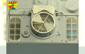 Grilles for Panther, Ausf.G & Jagdpnther, Ausf.G2–late models (Takom)