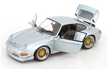 PORSCHE 911 (993) GT2 BBS rims (1996), polar silver