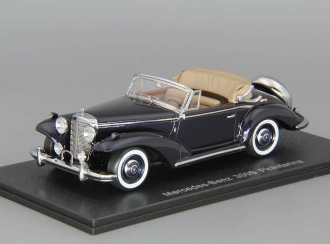 MERCEDES-BENZ 300S Pininfarina Cabriolet (1956), dark blue