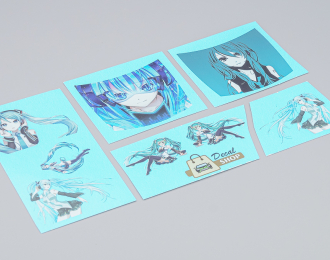 Набор декалей Itasha Hatsune Miku NISSAN Silvia 13