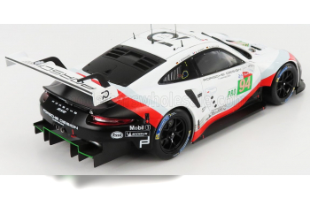 PORSCHE 911 991 Rsr Team Porsche Gt Lmgte Pro N94 24h Le Mans (2018) R.Dumas - T.Bernhard - S.Muller, White Black Red