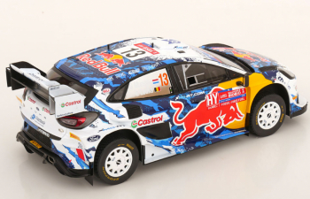 FORD Puma Rally1 Team M-sport Wrt №13 Rally Chile (2024) Gregoire Munster - Louis Louka, White Blue Yellow