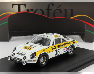 RENAULT Alpine A110 N 36 Rally Rac Lombard (1971) N.Hollier - M.broad, White Yellow