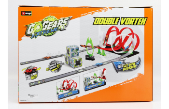 ACCESSORIES Diorama - Go Gears Extreme Double Vortex With 2x Cars Included, Various