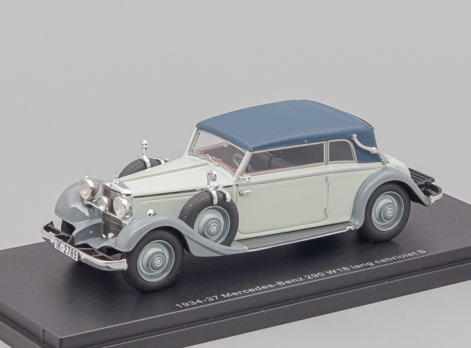 MERCEDES-BENZ Typ 290 (W18) Cabriolet B Closed 1933-36, grey