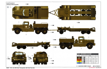 Сборная модель Американский Танковый Транспортер M19 С Кабиной С Жестким Верхом