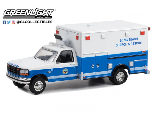 FORD F-350 Van Ambulance "Long Beach Search & Rescue" 1993