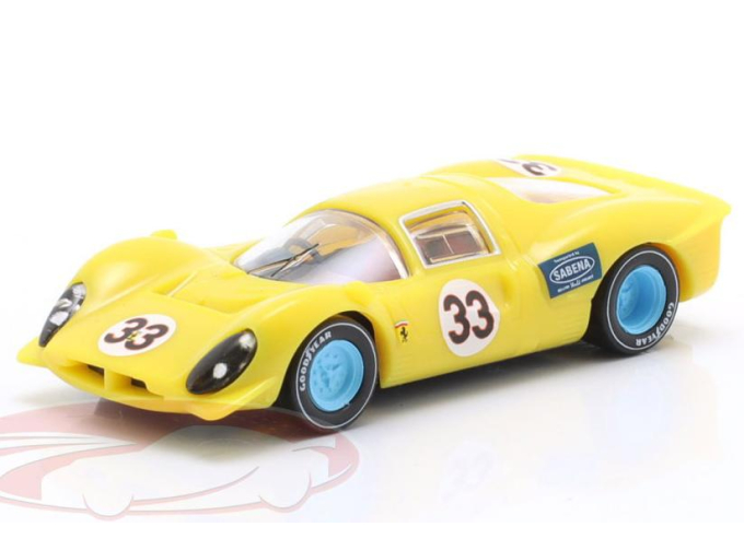 FERRARI 412 P №33 24h Daytona Willy Mairesse, Jean Blaton (1967), yellow