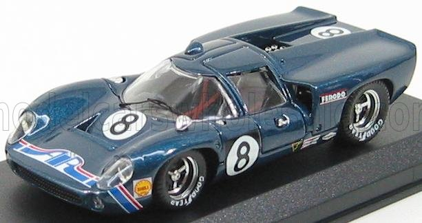 LOLA T70 Coupe N 8 Daytona 1969 Leslie - Motschenbac, Blue Met