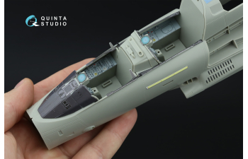 3D Декаль Внутренний переплет остекления и дополнения для Eurofighter Typhoon EF-2000B/2000T Двухместный (Trumpeter)