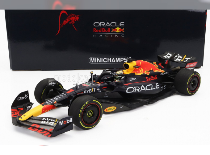 RED BULL F1 Rb18 Team Oracle Red Bull Racing N 1 Winner Abu Dhabi Gp World Champion 2022 Max Verstappen, Matt Blue Yellow Red