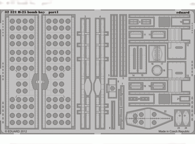 Фототравление для B-25 boMERCEDES-BENZ bay