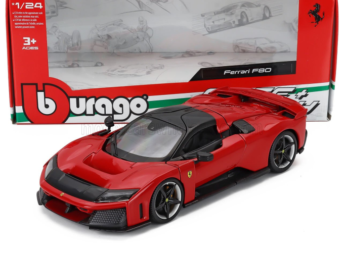 FERRARI F80 (2024), rosso corsa- red