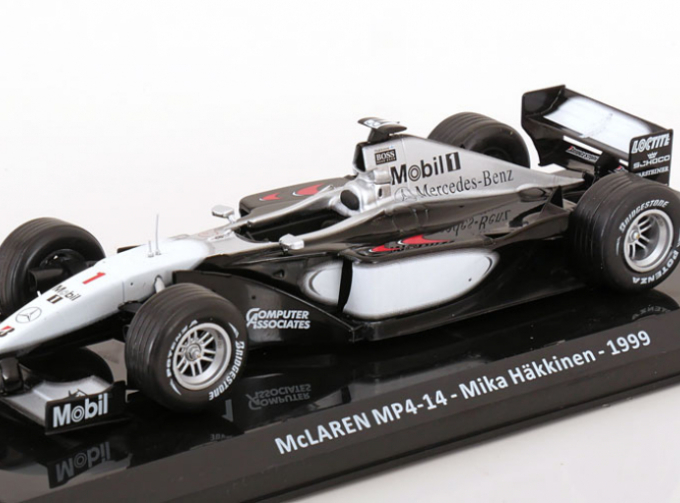 McLAREN F1 Mercedes Mp4/14 №1 World Champion Season (1999) Mika Hakkinen - Blister Box, Black Silver