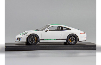 PORSCHE 911 R (2017), white / green