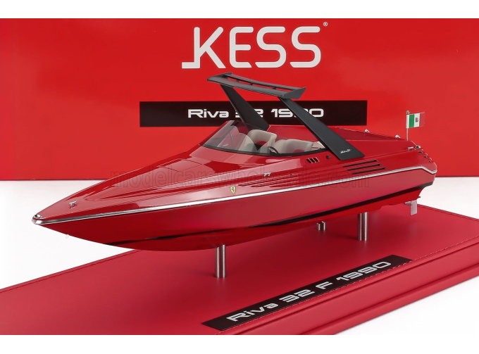 Моторная лодка RIVA 32 Ferrari 2x V8 двигатель - 780cv - (24cm) (1990), красный