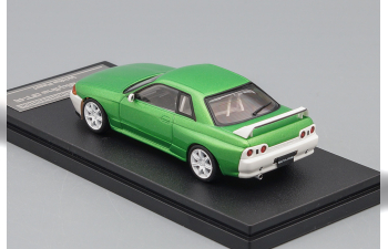 NISSAN Skyline GT-R (R32), green / white
