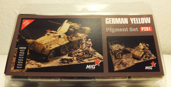 Набор пигментов НЕМЕЦКИЙ ЖЕЛТЫЙ (P026, P027, P028, P037, P034, P232, P415, P414)