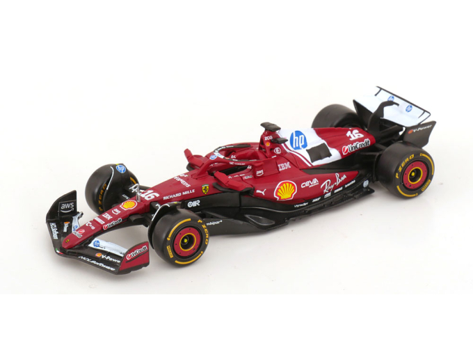 FERRARI F1 Sf-25 Team Scuderia Ferrari Hp №16 Season (2025) Charles Leclerc, Red