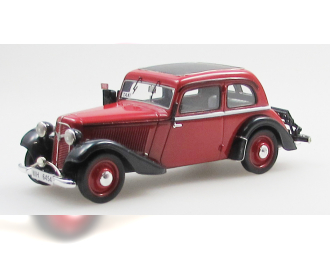 ADLER Trumpf Junior 2 door sedan Leipzig taxi (1934-41), red/black