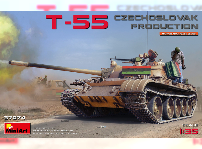 Сборная модель Танк Т-55 Чехословацкого Производства