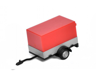 Прицеп с тентом для легковых автомобилей, красный