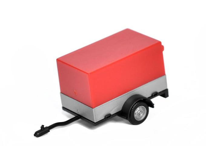 Прицеп с тентом для легковых автомобилей, красный