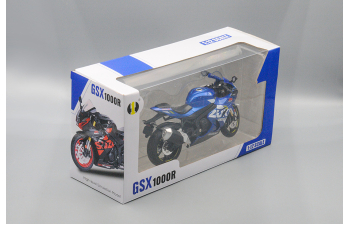 SUZUKI GSX 1000R, синий, 18 см