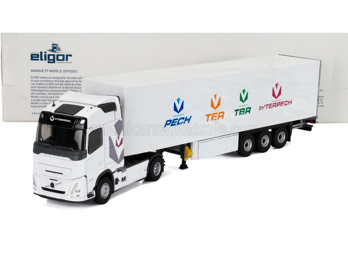 VOLVO Fh Aero Truck Cassonato Interpech Transports (2024), white