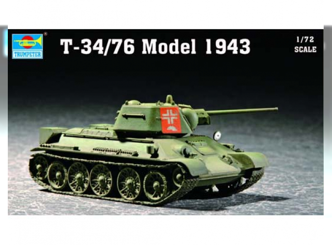 Сборная модель Танк Т-34/76 мод 1943 г.