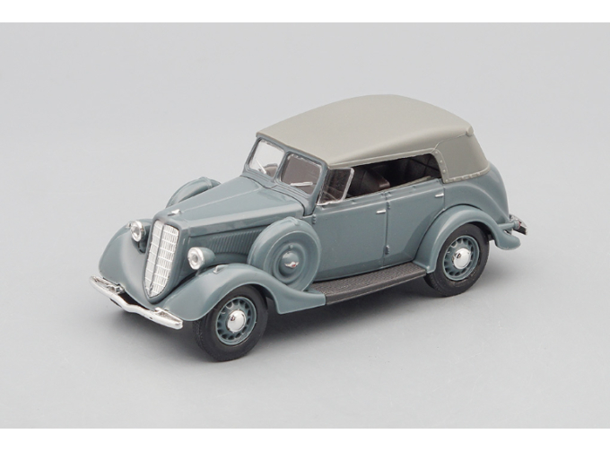 Горький М1 фаэтон с тентом, серый