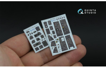 3D Декаль интерьера кабины F-14D Super Tomcat (GWH) (малая версия)