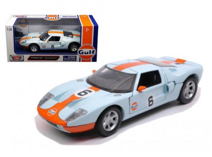 FORD GT #6 Gulf, blue / orange