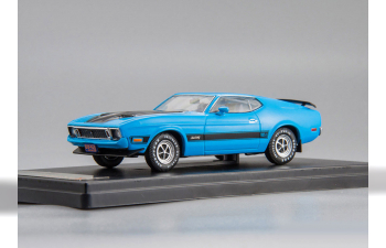 FORD Mustang Mach 1 (1973), light blue / black