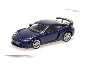 PORSCHE 718 Cayman Gt4 (981) (2019), blue
