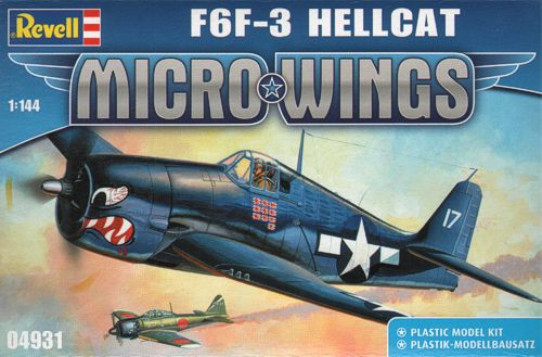 Сборная модель самолет F6F-3 Hellcat