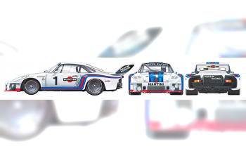 Сборная модель Porsche 935 Martini