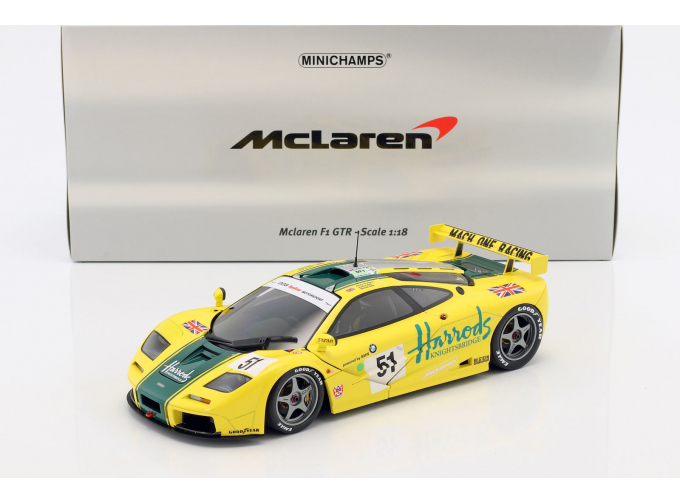 MC LAREN F1 GTR - HARRODS MACH ONE RACING - WALLACE/BELL/BELL - 24h LE MANS 1995