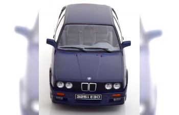 BMW 325i E30 with M-Paket 2 (1988), dark blue-metallic