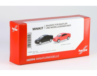 Сборная модель OPEL Coupe, 2шт (черный/красный)