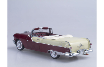 PONTIAC Star Chief Open Convertible (1955), white mist/persian maroon)