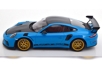 PORSCHE 911 (991 II) GT3 RS Weissach Package (2019), blue/black