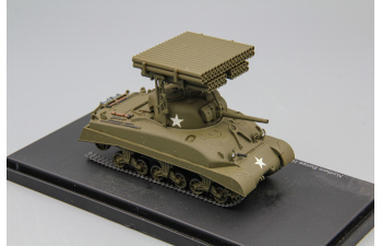 Американский средний танк M4 Sherman с ракетной установкой Т34 "Calliope"