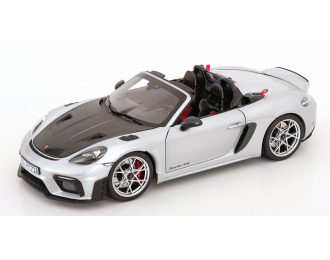 PORSCHE 718 (982) Spider Rs Weissach Package (2023), Silver Met