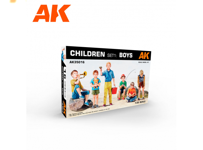 Комплект для сборки фигурок мальчиков Children SET 1: Boys