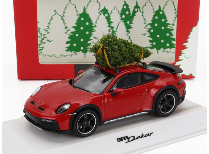 PORSCHE 911 992 Coupe Dakar Christmas Edition (2023), Carmen Red