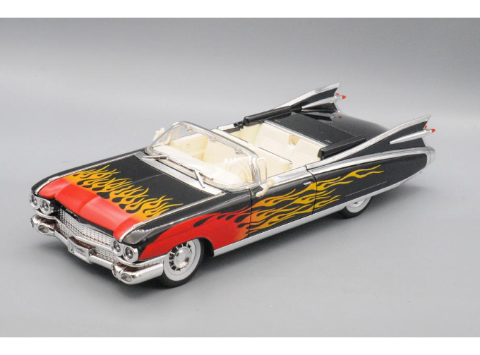 CADILLAC Eldorado 59 чёрный, пламя, 24 см.