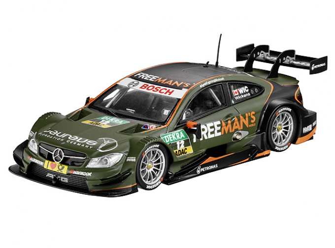 MERCEDES-BENZ AMG C-Coupe Роберт Викенс FREE MAN’s WORLD DTM (2014), dark green